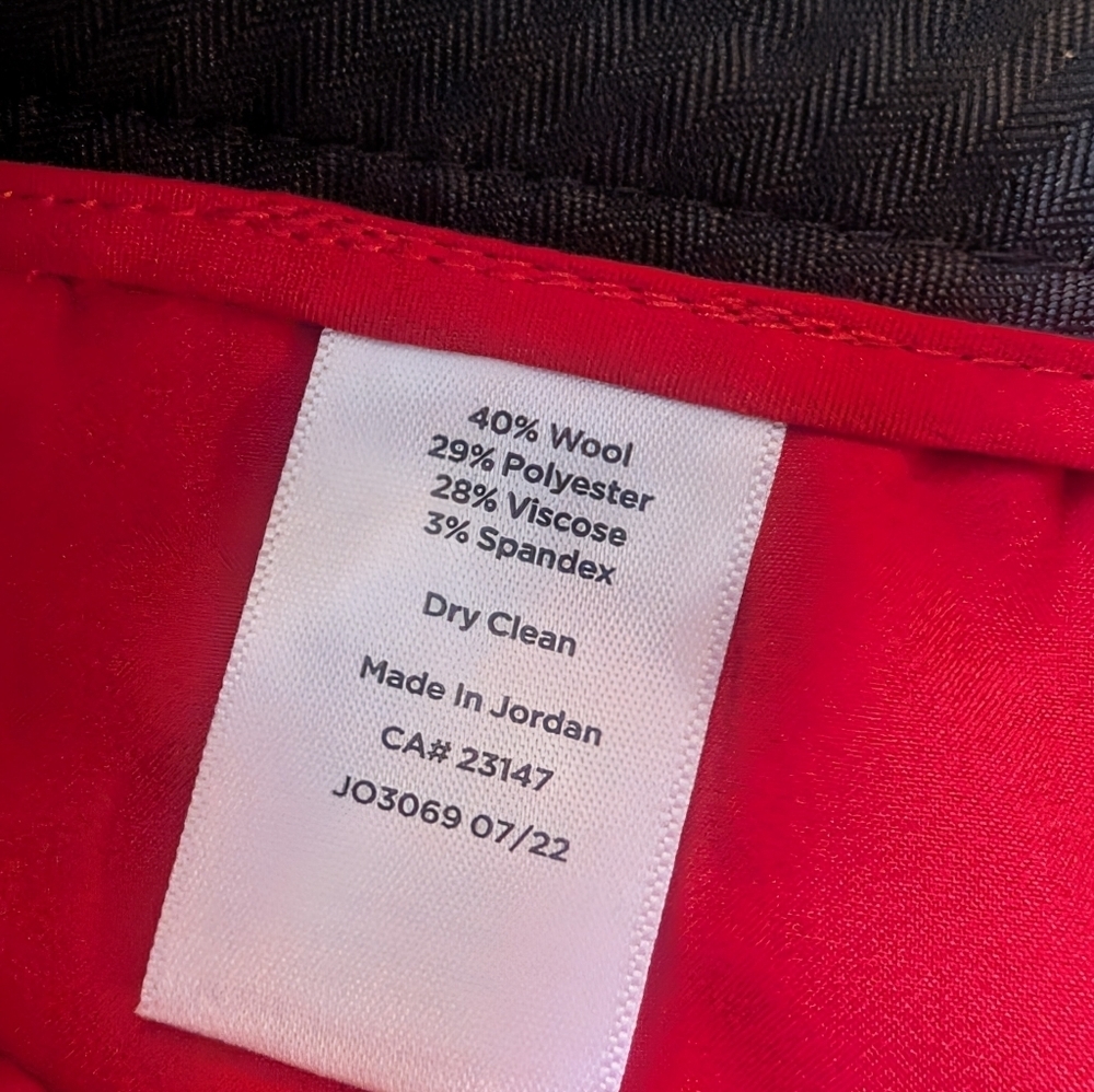 New With Tags Talbots Hampshire Ankle Pants Wool Blend Size 6 - Picture 8 of 8